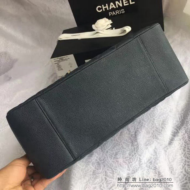 香奈兒CHANEL 50995 經典系列 魚子醬牛皮方形風格雙鏈條包 DSC1955